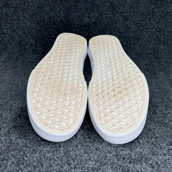 Vans Old Skool Low Sneakers Womens Size 8.5 Grey White Athletic Retro Skate Shoe - Picture 11 of 12